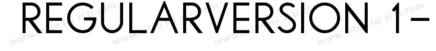 小白 RegularVersion 1字体转换